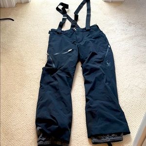Spyder snow pants with suspenders - Size L